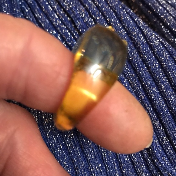 FUN RING‼️ BLUE AND CRYSTAL STONES - Picture 5 of 5